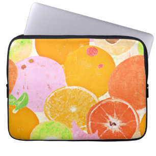 Farbenfrohe Fruchtexplosion Laptopschutzhülle