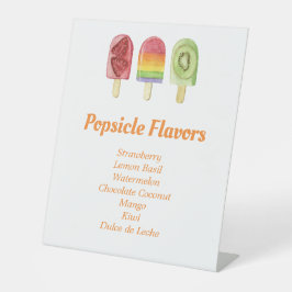 Farbenfrohe Fruchtsäfte Geschmack Sommerliches Par Sockelschild