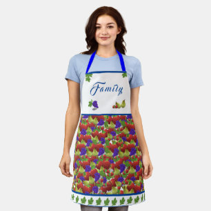 Farbenfrohe Fruchtsaftküche Schürze