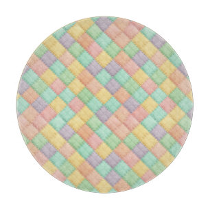 Farbenfrohe Frühlings-/Oster-Quilt im Vintage-Patc Schneidebrett