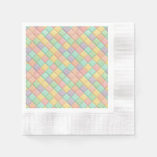 Farbenfrohe Frühlings-/Oster-Quilt im Vintage-Patc Serviette