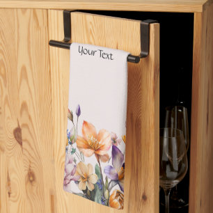 Farbenfrohe Frühlingsblumen Küchentücher