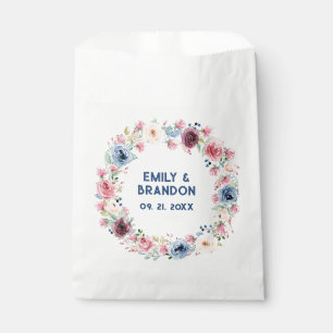 Farbenfrohe Frühlingsblumenmuster Geschenktütchen