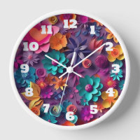 Farbenfrohe Frühlingsblumenmuster