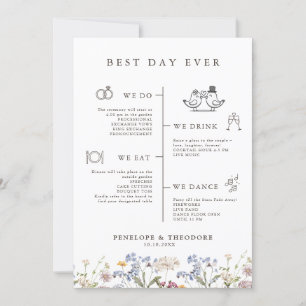 Farbenfrohe Frühlingsprogramm Wildblume Wiesen Gar Einladung