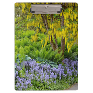 Farbenfrohe Frühlingsszene Klemmbrett