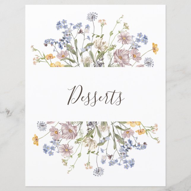 Farbenfrohe Frühlingstracht Wildblume Wiesen Garte (Vorderseite)