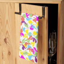 Farbenfrohe Fun Blobs Abstraktes Kunstmuster