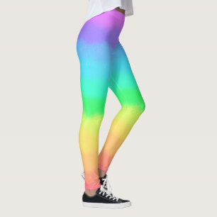 Farbenfrohe Fun Gefärbte Krawatte Regenbogen Yoga Leggings