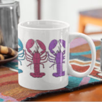 Farbenfrohe Fun Lobster Crustaceanca