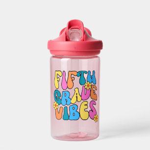 Farbenfrohe Fünfte Klasse Vibes - Zurück zur Schul Trinkflasche