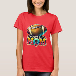 Farbenfrohe Fußball-Mama - Spaß und sportliche Bet T-Shirt