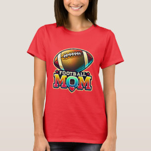 Farbenfrohe Fußball-Mama - Spaß und sportliche Bet T-Shirt