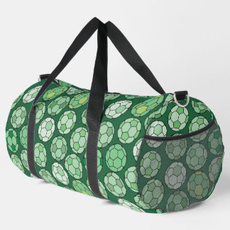 Farbenfrohe Fußball-Muster Duffle Bag