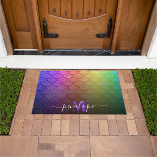 Farbenfrohe Fußmatte