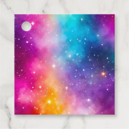 Farbenfrohe Galaxie Kunst-Geschenkartikel Geschenkanhänger