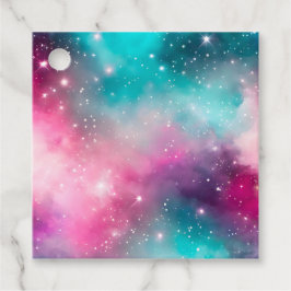 Farbenfrohe Galaxie Kunst-Geschenkartikel Geschenkanhänger