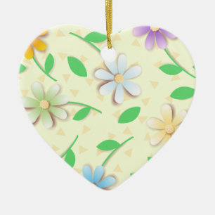 Farbenfrohe Gänse, Ziergegenstände Keramik Ornament