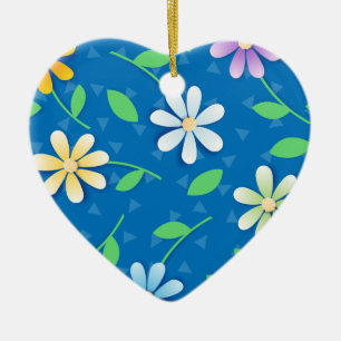 Farbenfrohe Gänse, Ziergegenstände Keramik Ornament