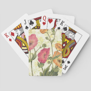 Farbenfrohe Gänseblümchen Spielkarten