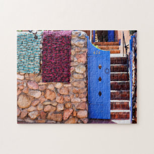 Farbenfrohe Gateway Santa Fe New Mexico. Puzzle