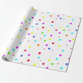 Farbenfrohe Geburtstagsparty für Kinder Geschenkpapier