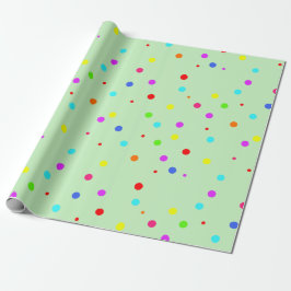 Farbenfrohe Geburtstagsparty für Kinder Geschenkpapier
