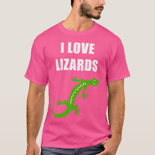 Farbenfrohe Gecko-Begleiter mit wechselndem Schwan T-Shirt