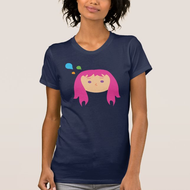 Farbenfrohe Gedanken T-Shirt (Vorderseite)