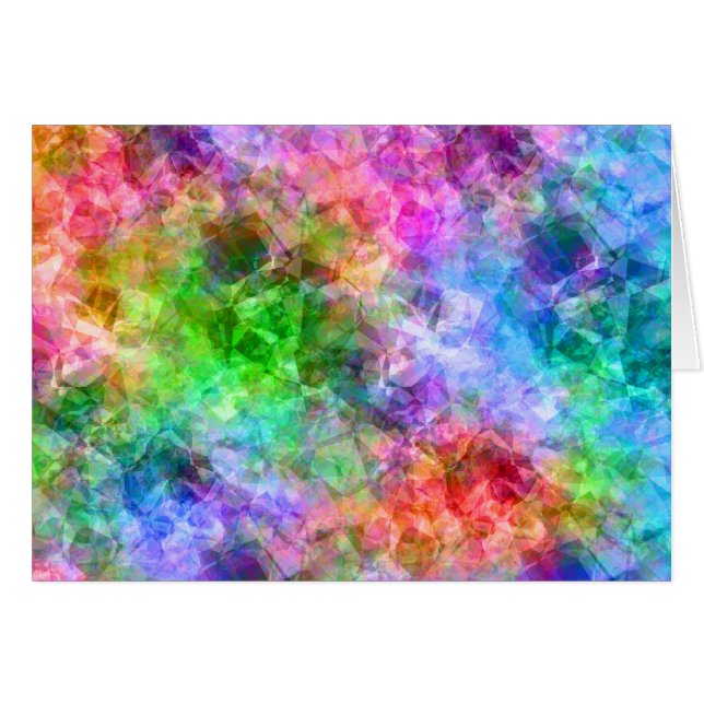 Farbenfrohe, gekräuselte Textur (Vorderseite (Horizontal))