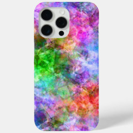 Farbenfrohe, gekräuselte Textur iPhone 15 Pro Max Hülle