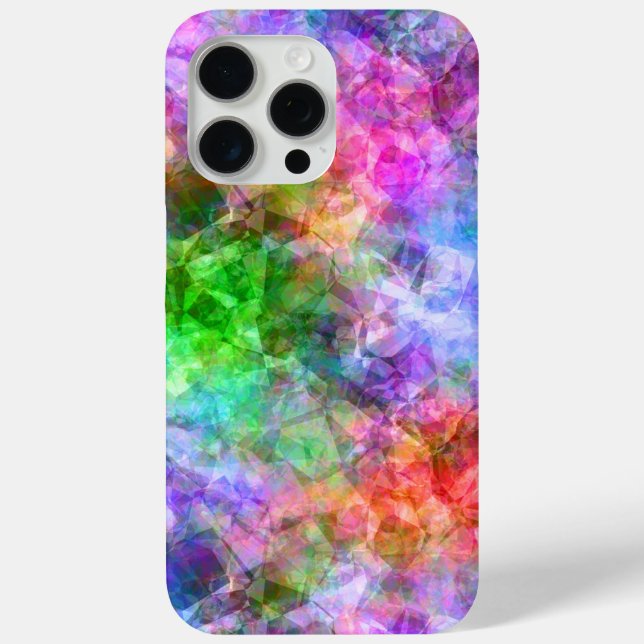 Farbenfrohe, gekräuselte Textur Case-Mate iPhone Hülle (Rückseite)