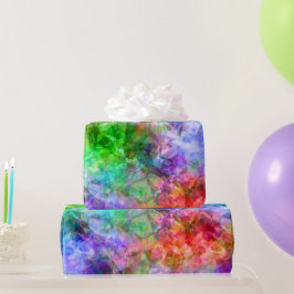 Farbenfrohe, gekräuselte Textur Geschenkpapier