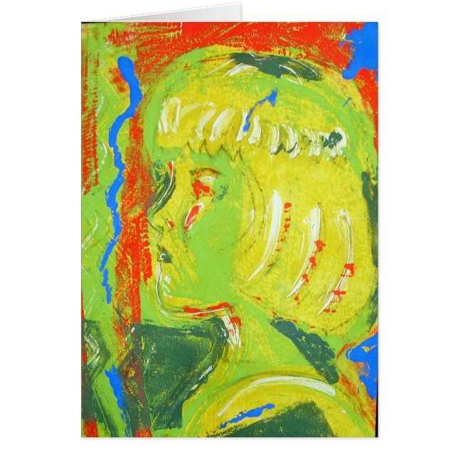 Farbenfrohe, gelb-grüne Orange (Vorne)