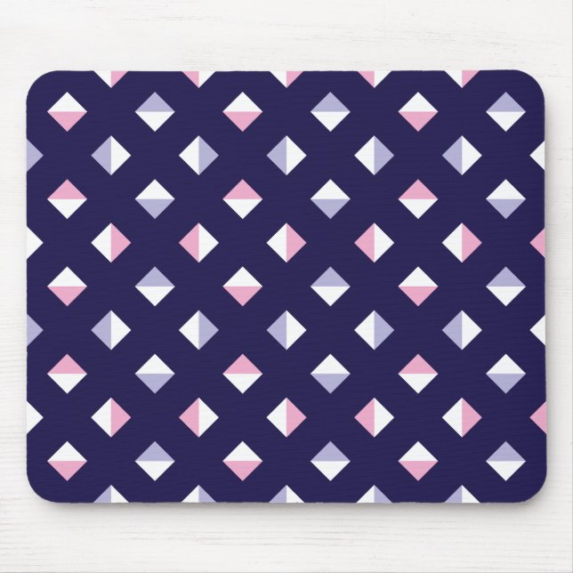 Farbenfrohe Gem Nahtloses Muster Mousepad (Vorne)