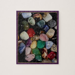 Farbenfrohe Gem Stones Jigsaw Puzzle
