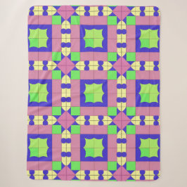 Farbenfrohe geometrische Abstrakte Kunst Sherpadecke