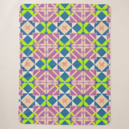 Farbenfrohe geometrische Abstrakte Kunst Sherpadecke