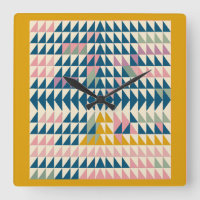 Farbenfrohe geometrische Formen in Aquamarinen For