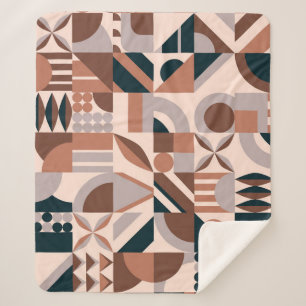 Farbenfrohe geometrische Mosaik, abstrakter Hinter Sherpadecke