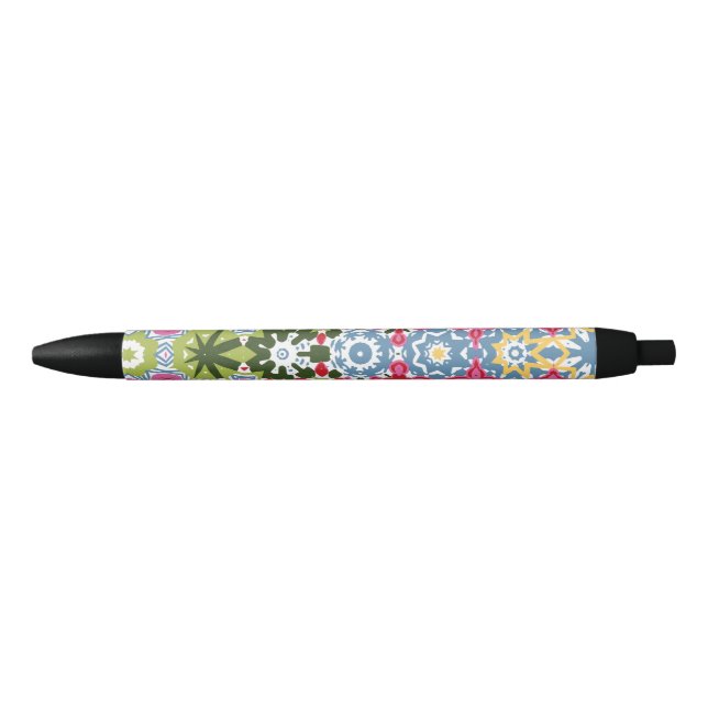 Farbenfrohe geometrische Muster Pen Kugelschreiber (Vorderseite)