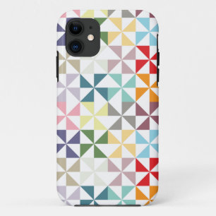 Farbenfrohe geometrische Pinwheel Case-Mate iPhone Hülle