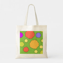 Farbenfrohe geometrische Retro-Funky Circles Toag Tragetasche