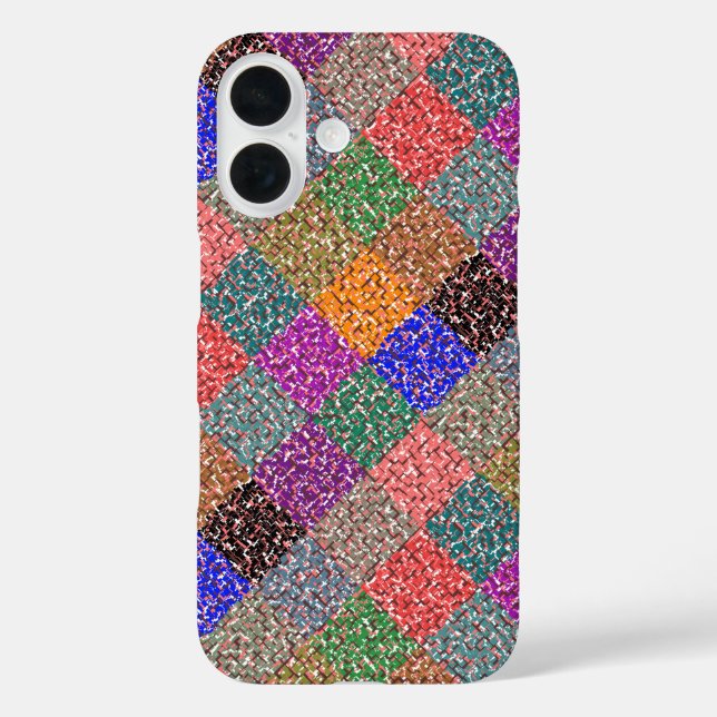 Farbenfrohe, gepolsterte Abdeckung Case-Mate iPhone Hülle (Rückseite)
