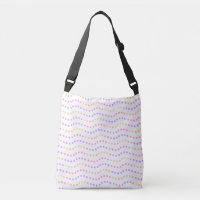 Farbenfrohe gepunktete Wavy Lines