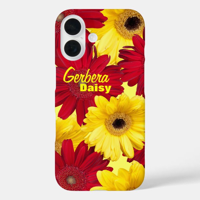 Farbenfrohe Gerber Daisy Nah-Up Fotos Personalisie Case-Mate iPhone Hülle (Rückseite)