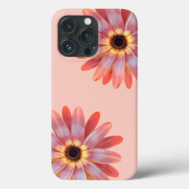 Farbenfrohe Gerbera Daisy Floral Phone Case (Rückseite)
