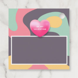 Farbenfrohe Geschenke für den Valentinstag Geschenkanhänger