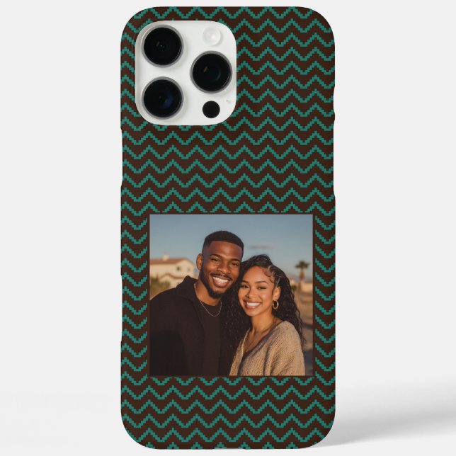 Farbenfrohe Geschenkideen zur Einweihung Chevron  Case-Mate iPhone Hülle (Rückseite)