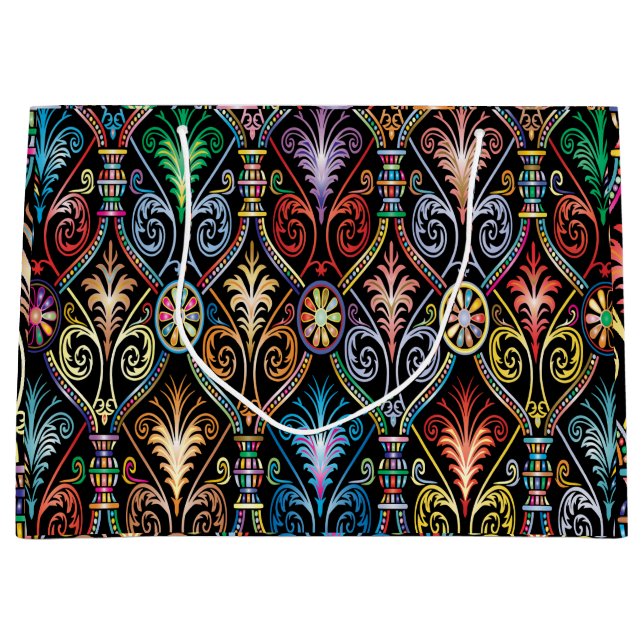 Farbenfrohe Geschenktasche Bright & Festivals Große Geschenktüte (Vorderseite)